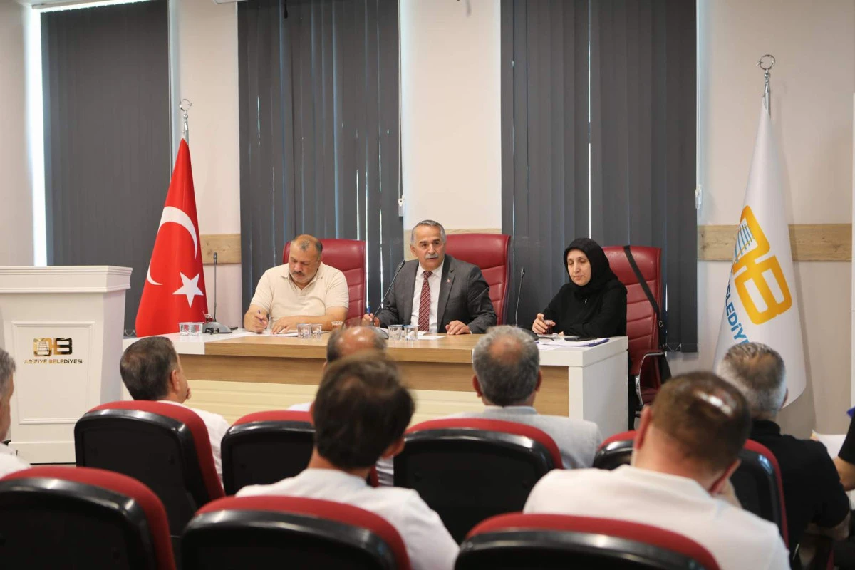 Arifiye Belediyesi Temmuz Ayı Olağan Meclis Toplantısı Gerçekleşti