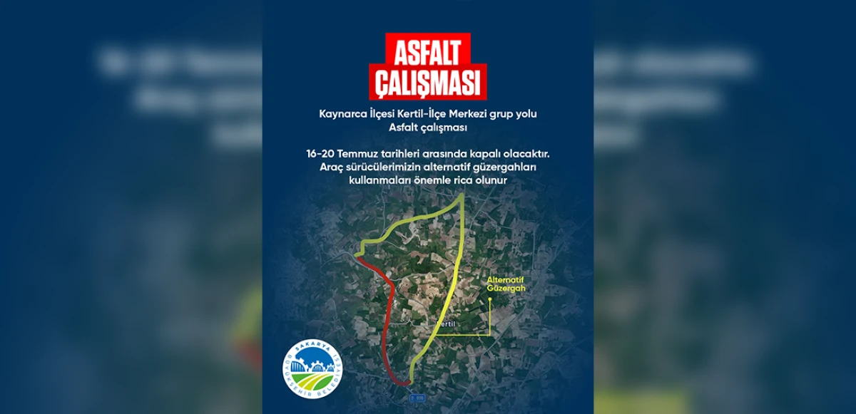 Büyükşehir uyardı: Kaynarca’da o güzergâh yenileniyor