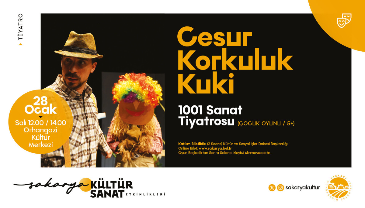 Çocuklar için kaçırılmayacak etkinlik: 1001 Sanat Tiyatrosu neşe katacak 