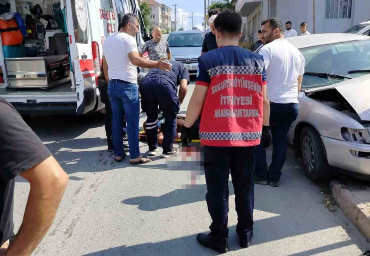 Kontrolden çıkan otomobil, elektrik direğine çarptı: 1 yaralı