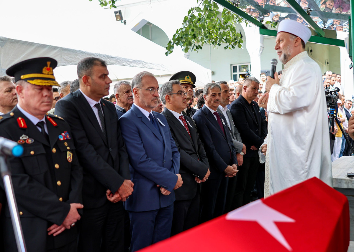 Şehit Mehmet Fatih Çangır son yolculuğuna uğurlandı: 