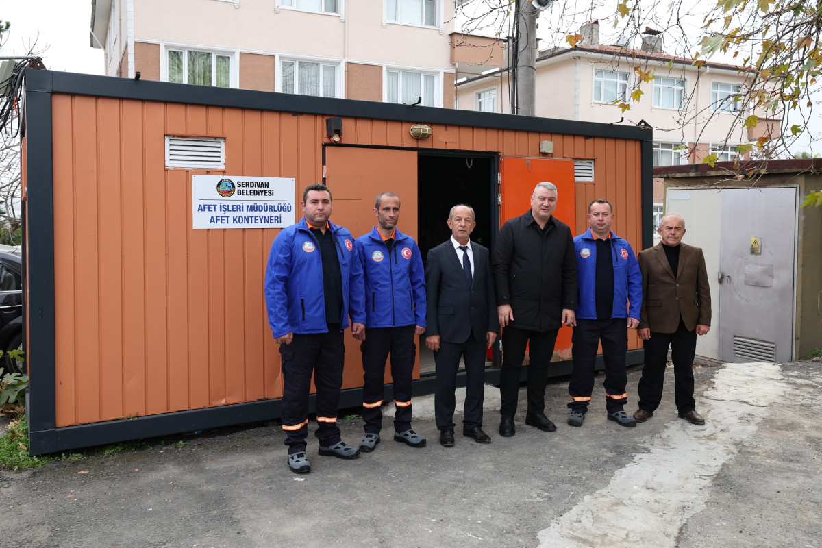 Serdivan Belediyesi’nden Afet ve Acil Yardım Ünitesi