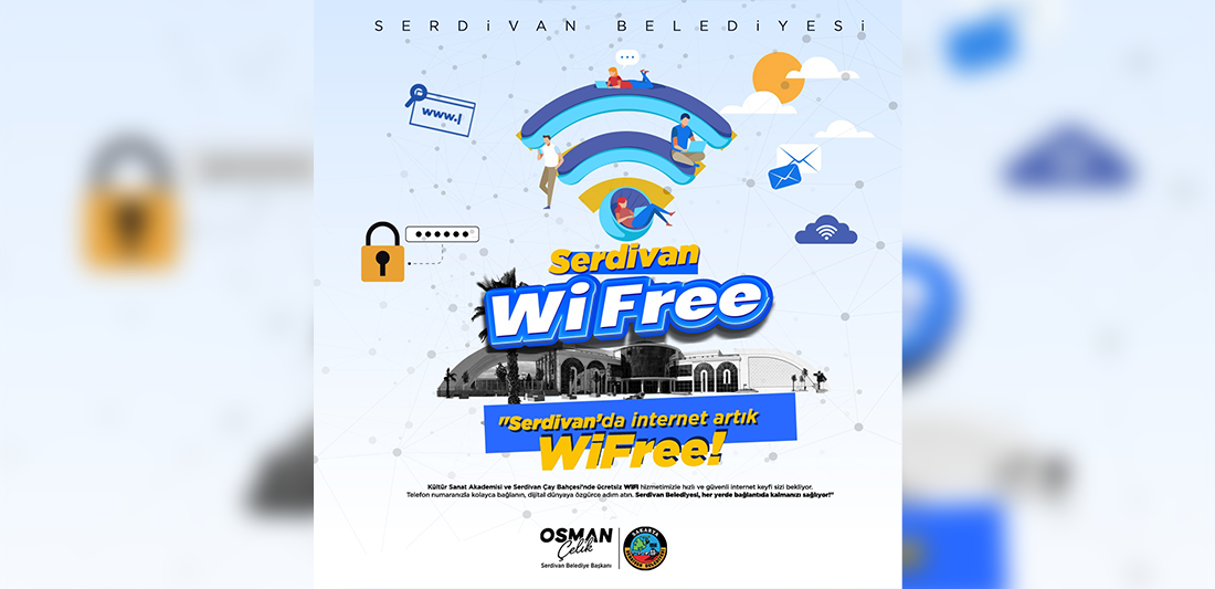 Serdivan'da İnternet Artık Wİ-FREE