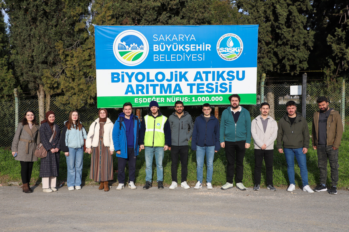 Tıp Fakültesi öğrencilerinden arıtma tesisi ziyareti